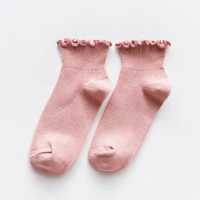 Lolita Style Frilly Ruffle Socks