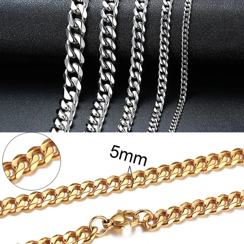 Unisex Cuban Chain Necklace