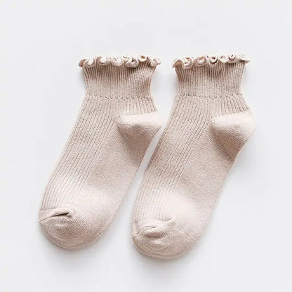 Lolita Style Frilly Ruffle Socks